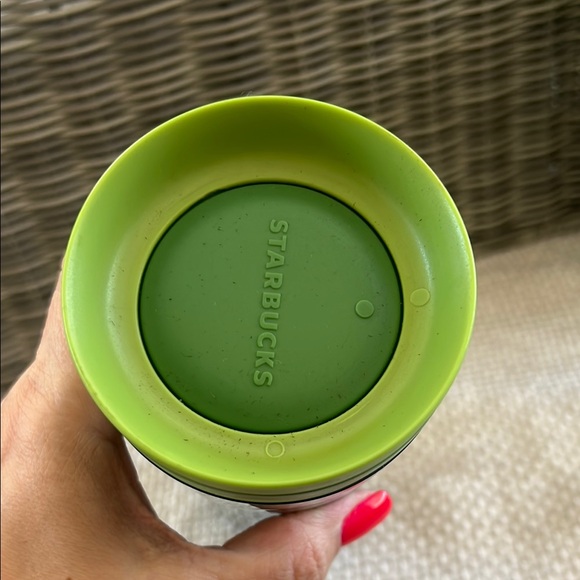 Starbucks Green reusable Tumbler 2008 NWOT - Picture 5 of 6